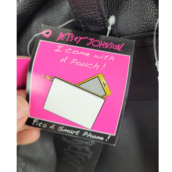 Betsey Johnson Oversized Panda Floral Backpack  & Phone Pouch NEW w/ Tags - Picture 5 of 13